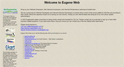 Desktop Screenshot of eugeneweb.com